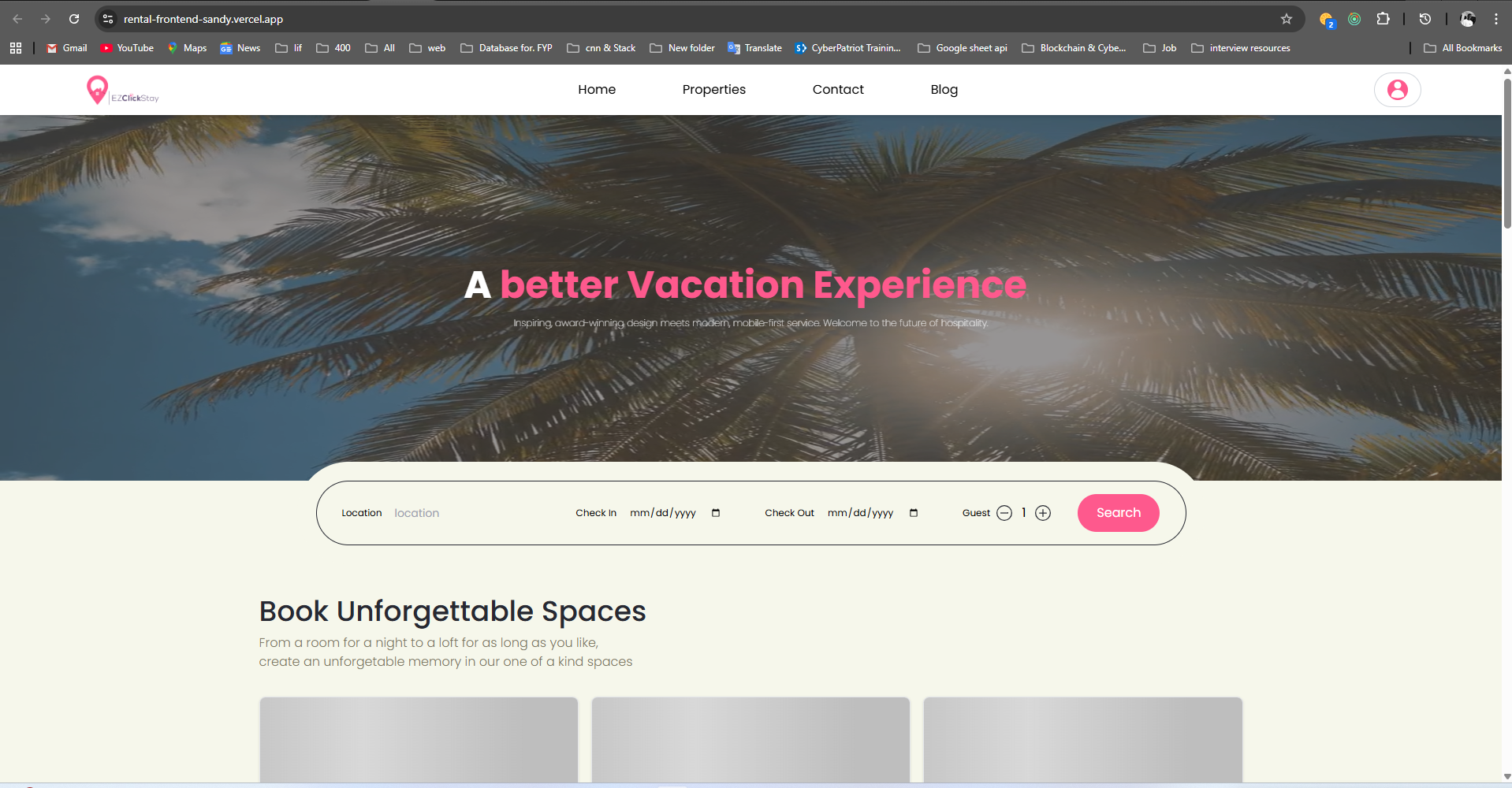 Apartment Booking Platform